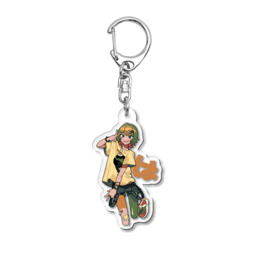 はらちゃん #08 Crane Acrylic Key Chain