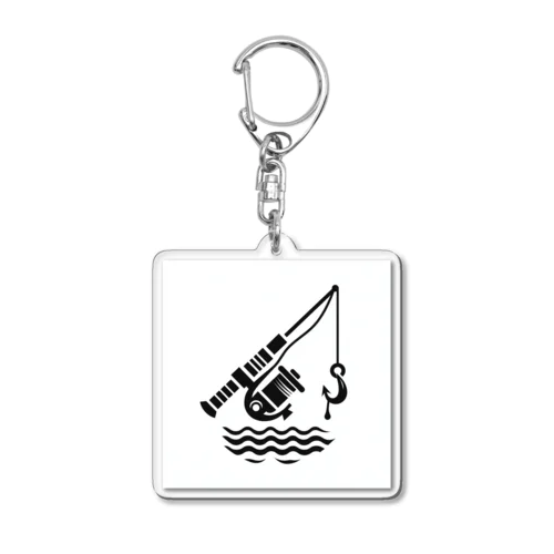 釣り竿 Acrylic Key Chain