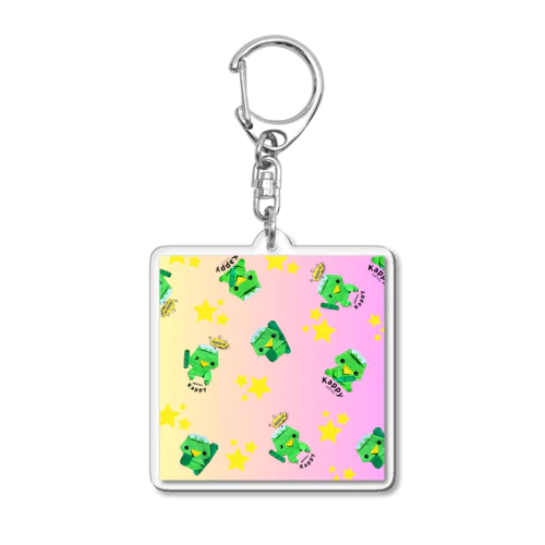 折り紙 河童のかっぴー ランダムバージョン ビンク Acrylic Key Chain