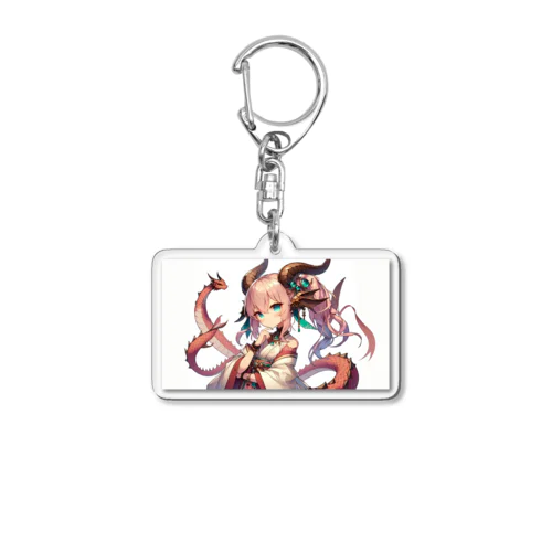 愛らしい龍娘 Acrylic Key Chain