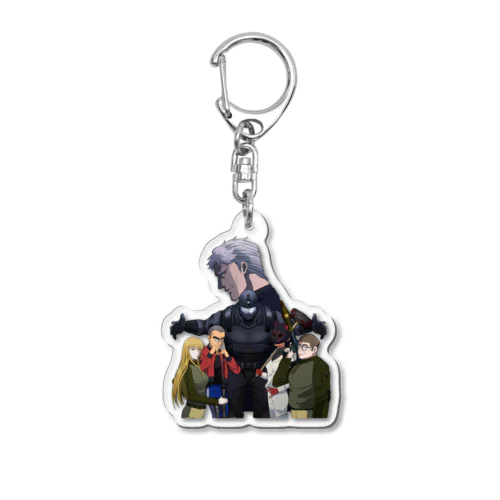 『シビルミリタリーセルヴス』「血盟団」チーム Acrylic Key Chain