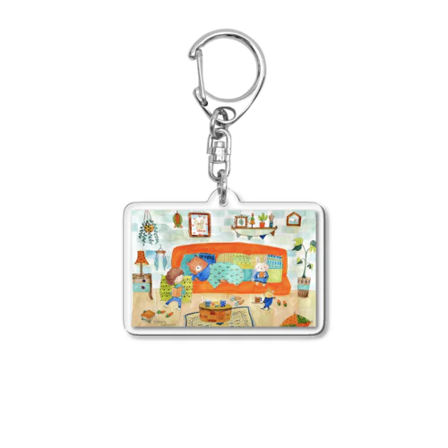 くつろぎの時間 Acrylic Key Chain