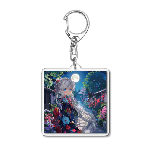 浴衣サキ Acrylic Key Chain