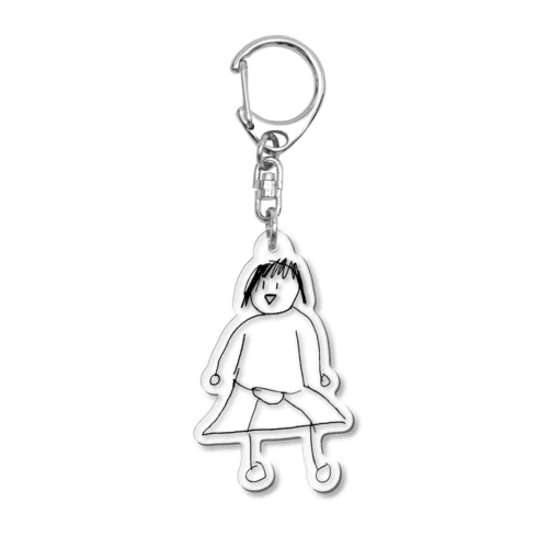 ちーちゃんのマチ子 Acrylic Key Chain