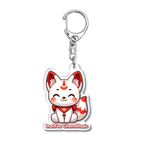 Inari Fox Charm Magic～稲荷の狐3-2 Acrylic Key Chain