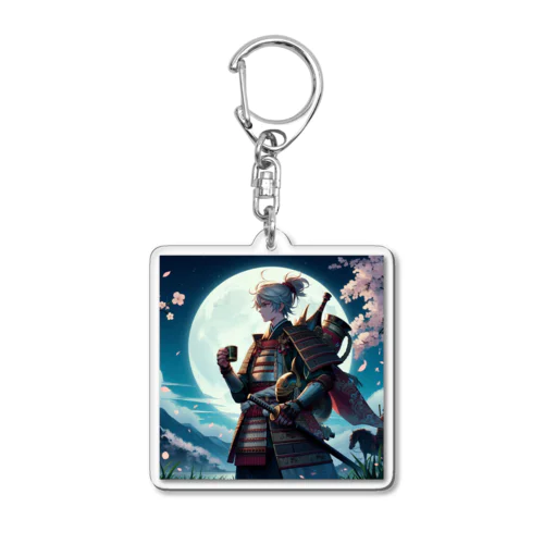 Young samurai Acrylic Key Chain