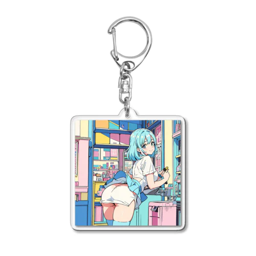 魔法美容院少女 Acrylic Key Chain