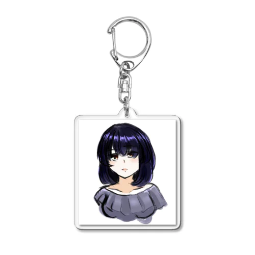 高一の時に描いた絵 Acrylic Key Chain