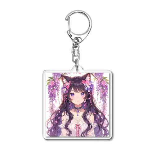 ねこニコばん Acrylic Key Chain