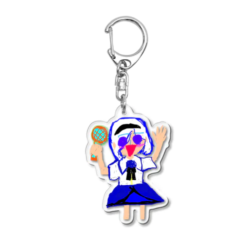 モブがあらわれたちゃん Acrylic Key Chain