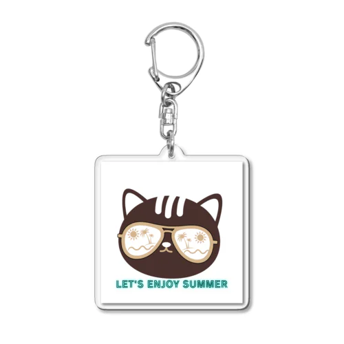 エンジョイキャット Acrylic Key Chain