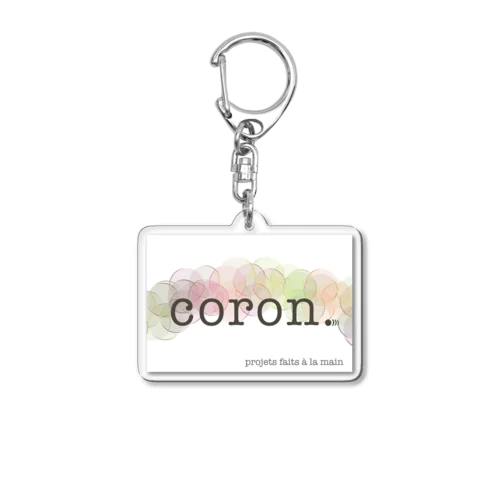 coron.ショップブランドマーク Acrylic Key Chain