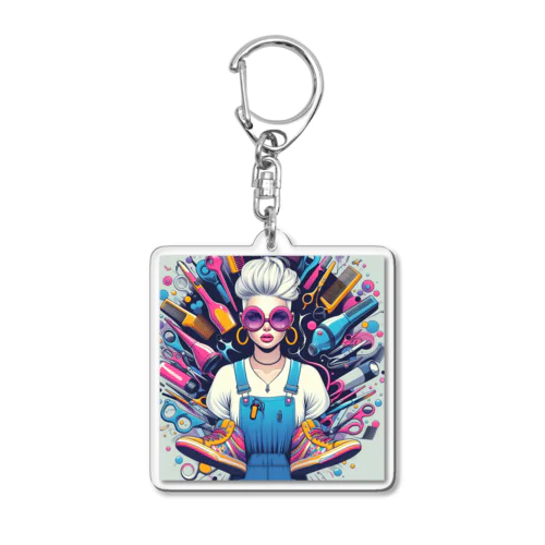 近未来美容師 Acrylic Key Chain