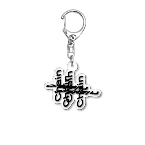 Chainバググッズ B Acrylic Key Chain