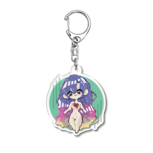 heart Acrylic Key Chain