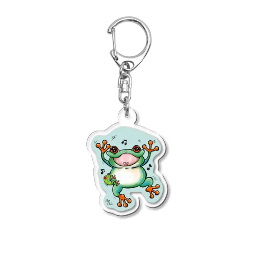 アカメアマガエル Acrylic Key Chain