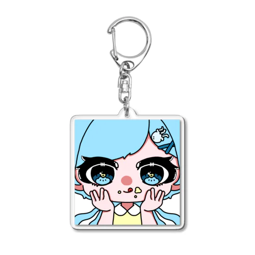 ひばりさんお顔ドアップ Acrylic Key Chain