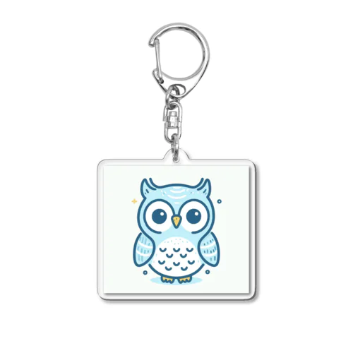 可愛いフクロウのキャラクターグッズです Acrylic Key Chain