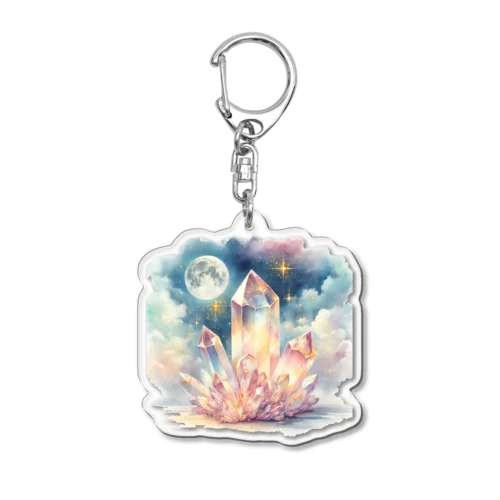 クリスタル・アート　１ Acrylic Key Chain