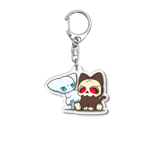 ホネコ＆ニャンさん Acrylic Key Chain