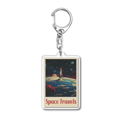 宇宙旅行 Acrylic Key Chain