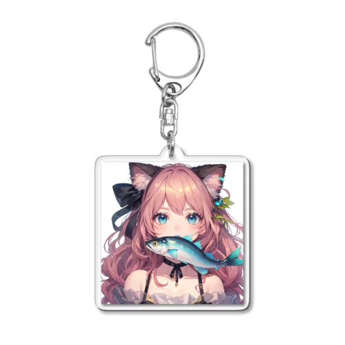 ねこニコばん Acrylic Key Chain