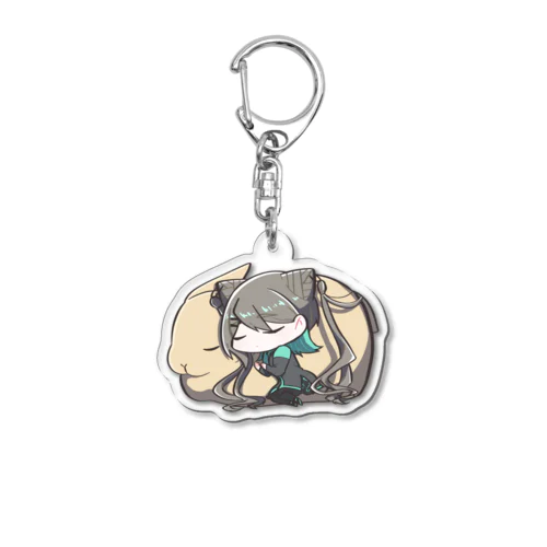 うさぎとすやすや浅葱ちゃん Acrylic Key Chain