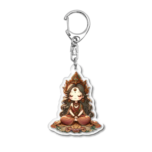 ヒンドゥー教の女神 デーヴィー Acrylic Key Chain