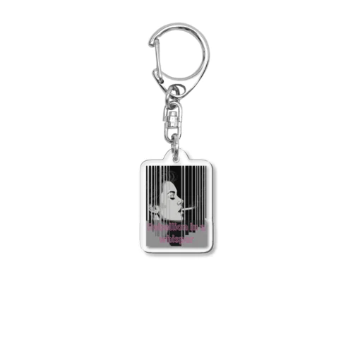 Rebellion in a whisper Acrylic Key Chain