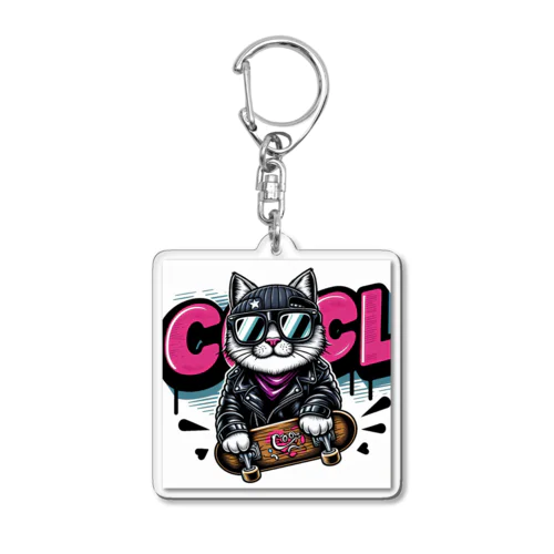 COOL　CAT 1 Acrylic Key Chain