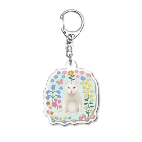 ファンシーキャット Acrylic Key Chain