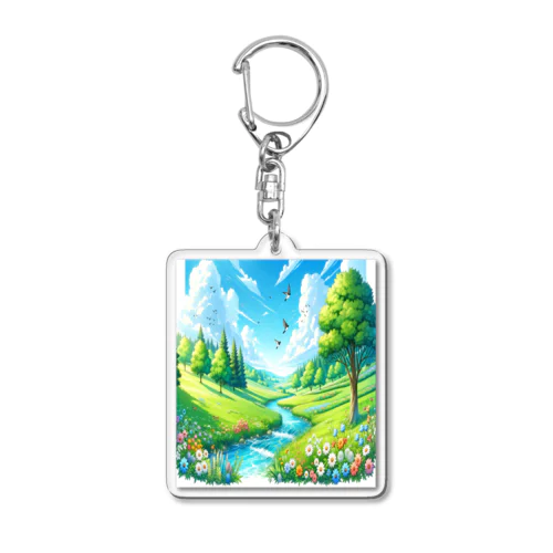 春の息吹 Acrylic Key Chain