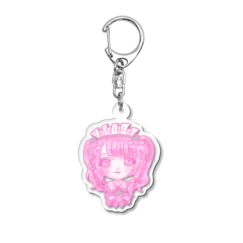 angel strawberry Acrylic Key Chain