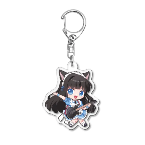 黒月かなせ🌙ぎゅんぎゅんギター Acrylic Key Chain