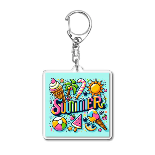 夏🌴🏖️🌴 Acrylic Key Chain