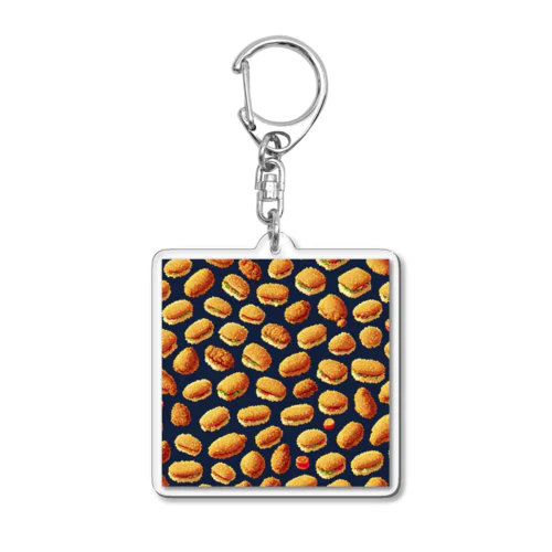 ドット絵シリーズ７チキンサンドはいかが？ Acrylic Key Chain