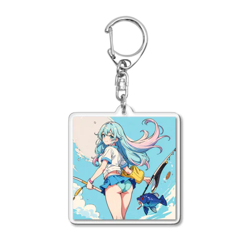 魔法アングラー少女 Acrylic Key Chain