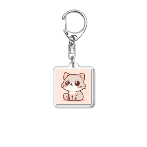 遊び心満載のかわいい子猫 Acrylic Key Chain