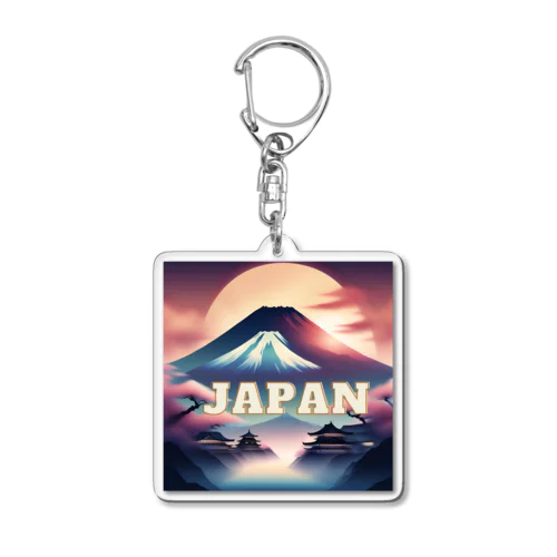 Japanese Souvenirs Acrylic Key Chain