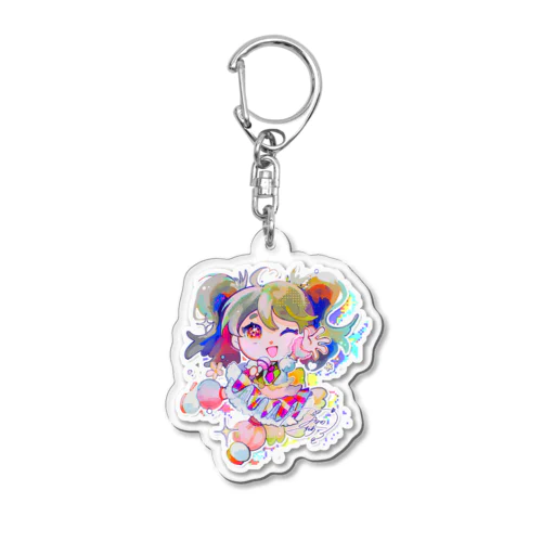 レインボースカッシュ Acrylic Key Chain