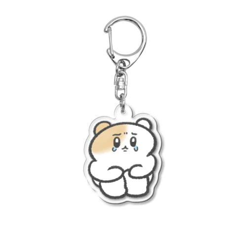 泣いてる赤ちゃんハムスター Acrylic Key Chain