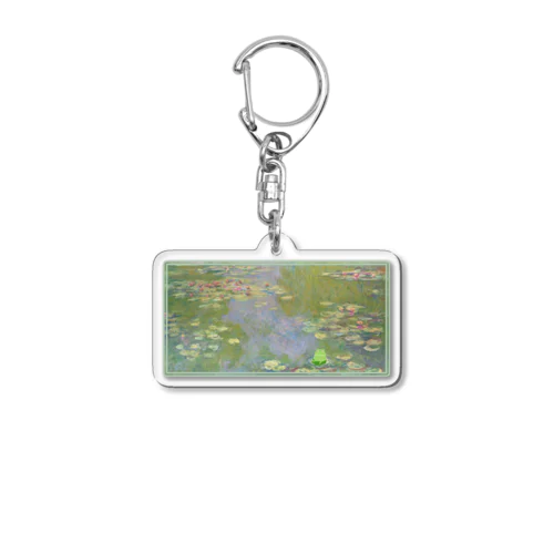 モネの睡蓮画 Acrylic Key Chain