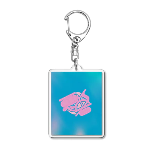 悪者ピンク Acrylic Key Chain