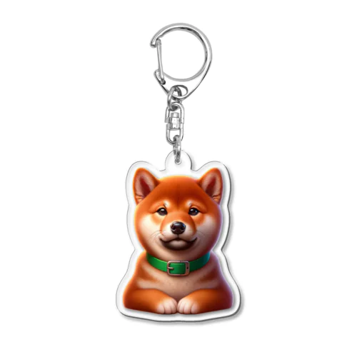 フレンドリーな柴犬 Acrylic Key Chain