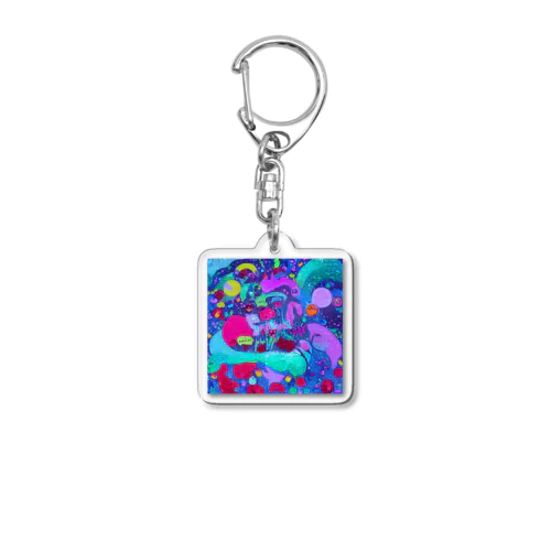 AIが考えた「痩せる絵」 Acrylic Key Chain