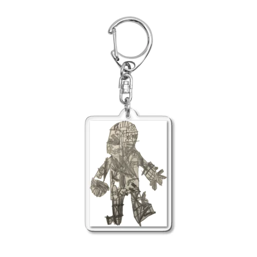 超人 Acrylic Key Chain