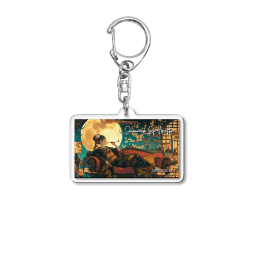 【 OIRAN   -- 花魁  -- 】　Japanese Lo-fi HipHop Acrylic Key Chain