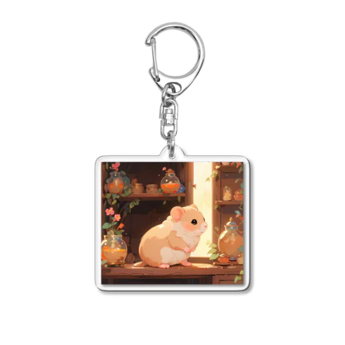  Fun Hamster's House! Acrylic Key Chain