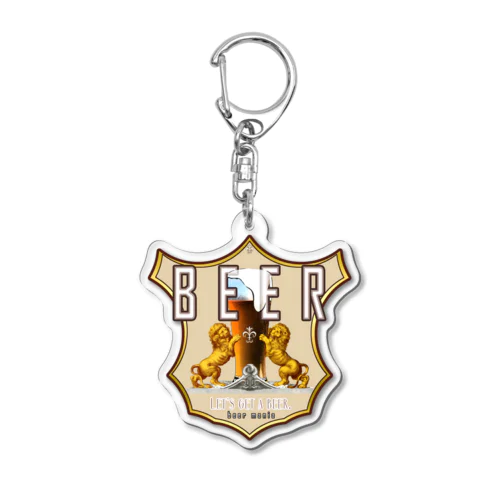 ＢＥＥＲ　エンブレム　５ Acrylic Key Chain