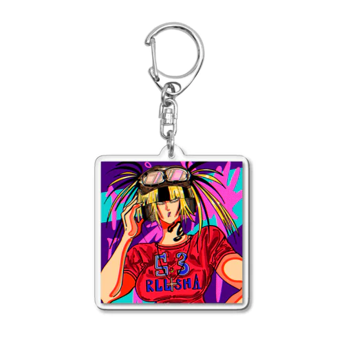 ゴーグル女子❤️‍🔥 Acrylic Key Chain